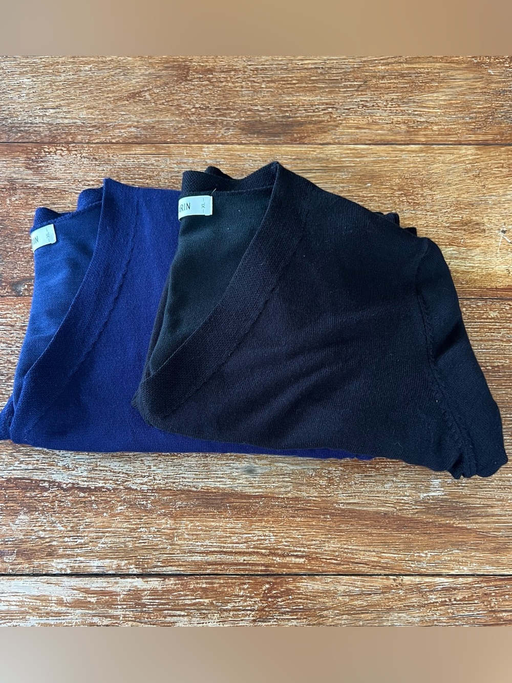 GRACE KARIN Cropped V-Neck Cardigan Sweater Set Navy Black Size XL - Picture 15 of 16